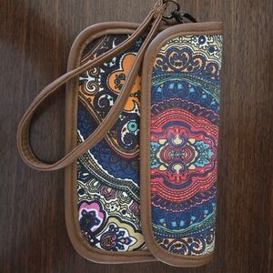 Colorful Patterned Women's Clutch
